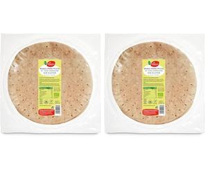 El Granero Integral - Bases de Pizza con Trigo Sarraceno Sin Gluten BIO - 2 Und. 250 g - Alto Contenido en Fibra y Minerales - Aptas para Veganos y Celíacos (Paquete de 2)
