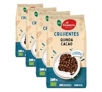 El Granero Integral - Bolitas de Quinoa con Agave y Cacao - 300 g (Paquete de 4)