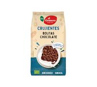 El Granero Integral - Bolitas Ecológicas de Cereales con Chocolate - 300 g - Sin Conservantes ni Colorantes Añadidos - Alimento Perfecto para el Desayuno o Tentempié