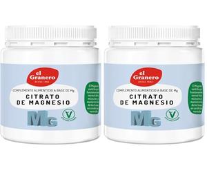 El Granero Integral - Citrato de Magnesio - 250 Gr - Apoyo al Sistema Nervioso y Muscular - Ayuda a Reducir la Fatiga Mental (Paquete de 2)