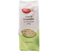 El Granero integral - Copos de 5 Cereales Ecológicos de 500 g - Sin Azúcar Añadido - Aptos para Veganos - Incluye Copos de Avena, Trigo, Cebada, Centeno Integral y Maíz Malteado