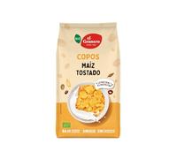 El Granero Integral - Copos Ecológicos de Maíz Tostado - 400 g - Aptos para Veganos - Alto Contenido en Fibra y Bajo en Grasas - Aporta una Dosis Extra de Energía - Cereales de Desayuno (Paquete de 6)