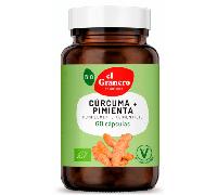 El Granero Integral Cúrcuma y Pimienta BIO 60 Cápsulas 440 mg