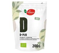 El Granero – D-PUR Chlorella y Spirulina BIO – 200 g