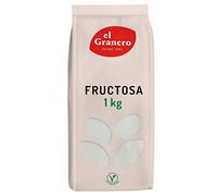 El Granero Integral - Fructosa - 1 kg - Endulzante Natural y Saludable - Fuente de Energía - Bajo Índice Glucémico - Ideal para Repostería - Apta para Veganos
