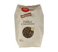 El Granero Integral - Fusilli de Trigo Sarraceno Sin Gluten BIO - 500 g - Alto Contenido en Proteínas, Vitaminas, Minerales y Fibra - Ideal para Recetas de Pasta - Apto para Veganos y Celíacos