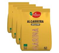 El Granero Integral - Harina de Trigo Algarroba BIO Sin Gluten- 500 g - Sin Gluten - Rica en Fibra y Nutrientes - Mejora la Digestión - Apta para Veganos y Celiacos (Paquete de 4)