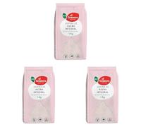 El Granero Integral - Harina Ecológica de Avena - 1000 g - Contribuye a Mejorar el Tránsito Intestinal - Favorece el Desarrollo Muscular - Indicada para Elaborar Galletas o Pan (Paquete de 3)