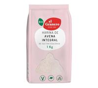 El Granero Integral - Harina Ecológica de Avena - 1000 g - Contribuye a Mejorar el Tránsito Intestinal - Favorece el Desarrollo Muscular - Indicada para Elaborar Galletas o Pan
