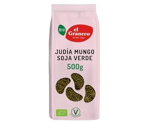 El Granero Integral Judía Mungo Ecológica Bio 500 g - Legumbres Ecológicas Ricas en Proteína Vegetal y Fibra - Fácil Digestión - Fuente de Energía Natural - Aptas para Veganos