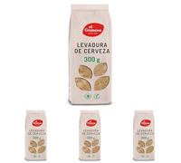 El Granero Integral - Levadura de Cerveza - 300 g - Rica en Vitaminas, Minerales y Aminoácidos - Ideal para el Cuidado de la Piel - Propiedades Probióticas - Apta para Veganos (Paquete de 4)
