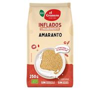 EL GRANERO INTEGRAL Mijo Hinchado, 200 g, Rico en Proteínas y Fibra, Fuente de Energía, Óptimo para Desayunos, Apto para Veganos