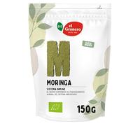 El Granero Integral - Moringa Ecológica de 150 g - Ayuda al Funcionamiento Normal del Metabolismo Energético - Rico en Proteínas, Hierro y Antioxidantes - Apto para Veganos