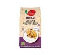 EL GRANERO INTEGRAL Muesli Crujiente Con Frutos Rojos Bio, 200 g Gran Fuente de Energía - Alto Contenido en Fibra - Ideal para el Desayuno - Apto Para Veganos