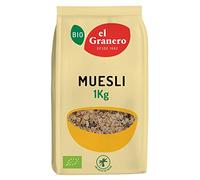 El Granero Integral - Muesli Ecológico - 500 g - Elaborado con Cereales y Frutas Deshidratadas - Gran Fuente de Energía - Rica en Vitaminas y Minerales - Ideal para el Desayuno - Apto para Veganos