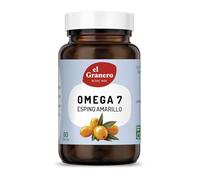 El Granero Integral - Omega 7-60 Perlas - Elaborado a Base de aceite de espino amarillo - Favorece la Hidratación de las Mucosas y de la Piel. Contiene Efectos Antioxidantes y Regula el Metabolismo