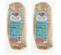 El Granero Integral - Pan de Molde con Trigo Sarraceno Sin Gluten BIO - 445 g - Alto Contenido en Proteínas y Minerales - Apto para Veganos y Celíacos (Paquete de 2)