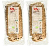 El Granero Integral - Pan Payés con Trigo Sarraceno Sin Gluten BIO - 250 g - Alto Contenido en Proteínas y Minerales - Apto para Veganos y Celíacos - Alimento Natural (Paquete de 2)