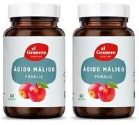 El Granero Integral - Pomalic - 60 Cápsulas - Elaborado a Base de Ácido Málico y Manzana - Incremento de la Energía - Ideal para Deportistas (Paquete de 2)