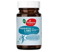El Granero Integral - Probiótico Line Gasseri Bio - 30 Cápsulas - Complemento Alimenticio a Base de Prebióticos y Probióticos - Ayuda a Controlar el Peso