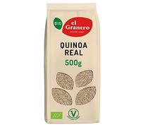 El Granero Integral - Quinoa Real Ecológica 500 g - Rica en Proteínas y Fibra - Fuente de Aminoácidos Esenciales - Bajo Índice Glucémico - Apta para Veganos