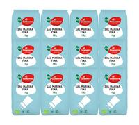 EL GRANERO INTEGRAL - Sal Marina Fina del Atlántico - Pack 12 X 1 kg