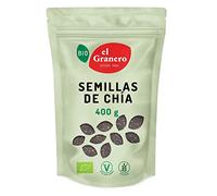 El Granero Integral - Semillas de Chía BIO - 400 g - Fuente de Proteínas y Ácidos Grasos Omega-3 - Ricas en Fibra, Minerales y Antioxidantes - Aptas para Veganos