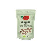 El Granero Integral - Semillas de Lino BIO - 500 Gr - Fuente de Proteínas y Ácidos Grasos Omega-3 - Ricas en Fibra y Antioxidantes - Regulan el Azúcar en la Sangre - Aptas para Veganos