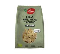 EL GRANERO INTEGRAL - SNACK DE MAIZ, AVENA Y ROMERO BIO - Pack de 6 x 60 gr