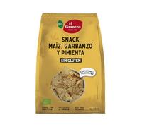 EL GRANERO INTEGRAL - SNACK DE MAIZ, GARBANZO Y PIMIENTA BIO- Pack de 6 x 60 gr