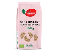 El Granero Integral - Soja Texturizada Fina Instant BIO - 250 g - Rico en Proteínas y Vitaminas - Fuente Natural de Fibra - Favorece el Sistema Digestivo - Apta para Veganos
