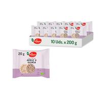 EL GRANERO INTEGRAL - Tortitas de Arroz y Quinoa Bio - 20 g - Pack 10 X