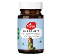 El Granero Integral - Uña de Gato - 100 Comprimidos - Elaborado a Base de Polvo y Extracto de Corteza de Uña de Gato - Apoyo Articular e Inmunitario