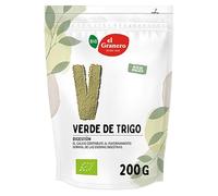 El Granero Integral - Verde de Trigo Ecológico de 200 g - Apto para Consumo Vegano - Alto Contenido en Fibra - Ayuda a la Salud Digestiva e Intestinal Normal