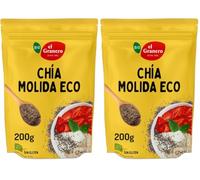 El Granero Integral - Vitaseeds Semillas de Chía Molidas BIO - 200 g (Paquete de 2)