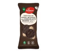 El Granero Tortitas de arroz con chocolate negro Bio 100 g
