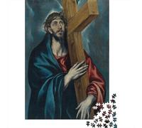 El Greco Puzzles De Madera 1000 Piezas, Arte Rompecabezas Imposible, Puzzle Cuadros Famosos del Mundo, Rompecabezas Pinturaarte De Madera, Juego De Habilidad para Toda La Familia