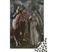 El Greco Puzzles para Adultos, Rompecabezas Museo De Madera De 1000 Piezas, Rompecabezas Cuadros Famosos del Mundo De Madera, Obra De Arte De Juego De, Arte Decoración del Hogar
