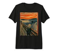 El Grito de Munch Expresionismo Arte Pintura Famosa Camiseta Premium