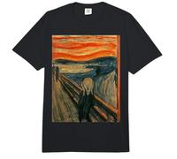 El Grito de Munch Expresionismo Arte Pintura Famosa Comfort Colors Adult Heavyweight T-Shirt