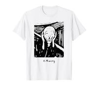 El grito Edvard Munch Pintura Expresionismo Arte Skrik Camiseta