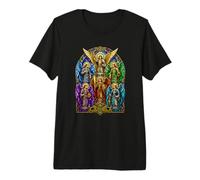 El Grupo de los Arcángeles de Ángeles Arte de la Fe Sagrada Camiseta Premium
