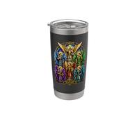 El Grupo de los Arcángeles de Ángeles Arte de la Fe Sagrada Vaso térmico de acero inoxidable de doble pared