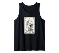 El guardián de Cartas del Tarot El Conserje, Limpia y Espeluznante, gótica, Bruja Camiseta sin Mangas