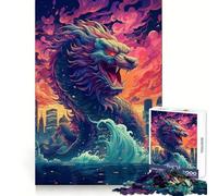 El Guardián del Mar Serpiente, Rompecabezas de 1000 Piezas para Adolescentes, Juguete de lógica Fuerte, Mente Relajada, Bordes claros, Sorpresa de cumpleaños 38x52cm