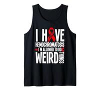 El Guerrero de la hemocromatosis Hace una Conciencia extraña sobre la hemocromatosis Camiseta sin Mangas