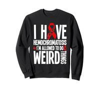 El Guerrero de la hemocromatosis Hace una Conciencia extraña sobre la hemocromatosis Sudadera