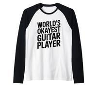 El Guitarrista más Bueno del Mundo para músicos Camiseta Manga Raglan