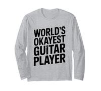 El Guitarrista más Bueno del Mundo para músicos Manga Larga