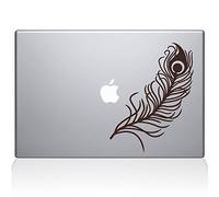 El gurú de Vinilo 1148-mac-15 X Plumas de Pavo Real de Vinilo Adhesivo de Vinilo para 15 "MacBook Pro 2016 y más Modelos marrón marrón 15" Macbook Pro (2016 & Newer)